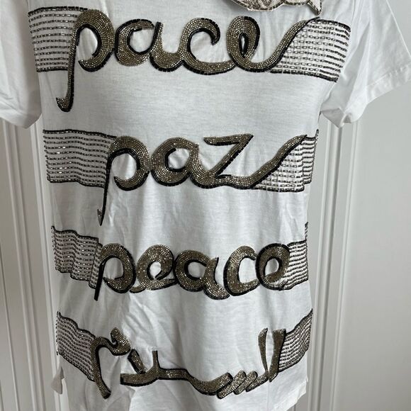 Valentino Beaded  PeaceTee‎ - Picture 5 of 12